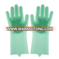 1 Pair Factory Price Household Silicone Dishwashing Gloves