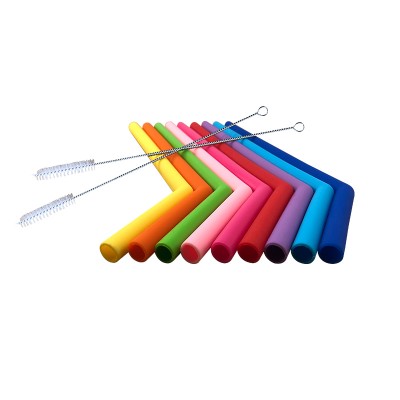 Silicone Straws Drinking Straws Amazon Hot Sale Reusable Straws with BPA free Silicone