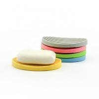 Eco friendly soft silicone soap dish,soap holder with drainer