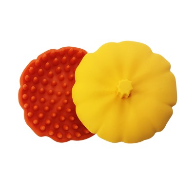 New Product Low MOQ Dog Shower Silicone Massage Brush Pet