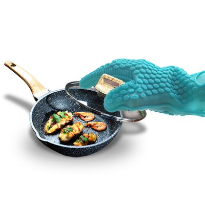 Factory price food grade standard silicone BBQ grill cooking glove