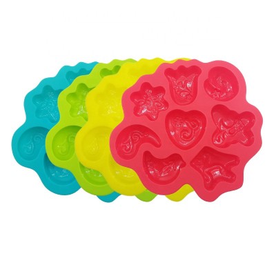 Amazon Hot Selling Muffin Making Cake 3D Silicone Cake Molds for Decorating