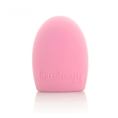 Fashionable egg shape make-up brush China supplier silicone make up brush cleaning mat brushegg cleaner