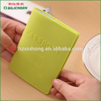 2019 promotional gifts silicone passport case, passport cover