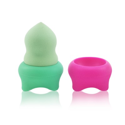 Makeup beauty silicone sponge holder China supplier quality products facial sponge sink  holder