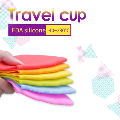 Hot Selling Travel YST-01 100ml Collapsible Silicone Measure Cups