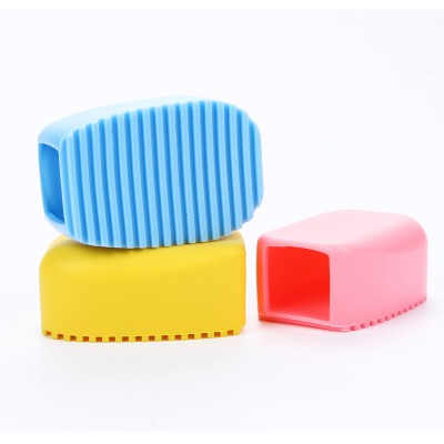 laundry wash brush cloth washing small silicone cloth cleaning brush