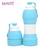 Outdoor Portable Cup Fashion Sport Silicone Folding water Bottle